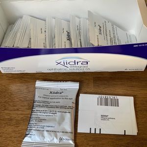 4 boxes Xiidra ophthalmic 60 single use containers New